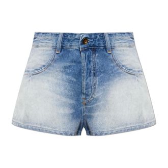 Diesel Denim Shorts, female, Blue, Size: W25 De-Khelz-B-Short-S