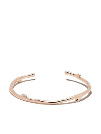 Shaun Leane Bracciale rigido Cherry Blossom con diamanti - ROSE GOLD VERMEIL