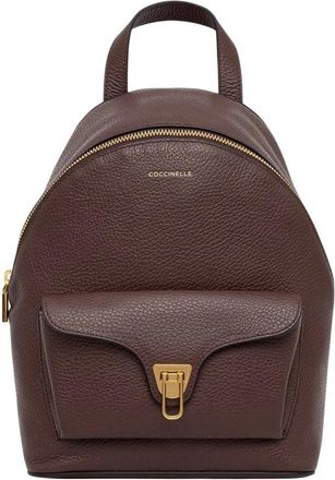 Coccinelle Urban Rugzak - Dames - Rugzakken - Bruin - ONE Size - Leer - Tassen