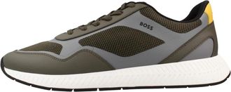 HUGO BOSS Titanium Runn Sneaker - Heren - Sneakers - Groen - 44 EU - Schoenen