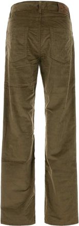 Etro Mens Army Green Stretch Corduroy Pant M0124 Exterior: Cotton Elastane Jean