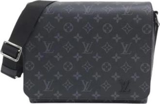 Louis Vuitton Pre-owned Monogram Eclipse Schoudertas - Heren - Vintage Schoudertas - Zwart - ONE Size - Leer - Vintage