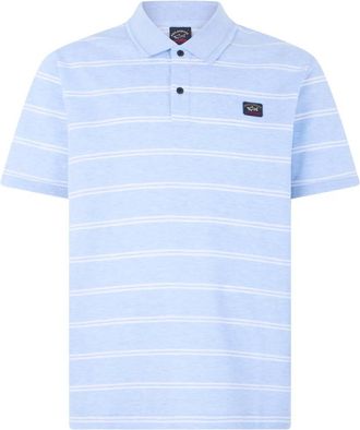 Paul & Shark Katoenen Polo met Strepen - Heren - Polos - Blauw - M - Katoen - Tops