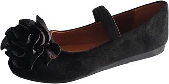 Generic Womens Mary Jane Shoes Casual Elegant Pumps Shoes Solid Color Stylish Lightweight Classic Comfortable Slip On Ballet Flats Work Party Black