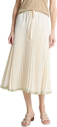 Vince Pleated Tiered Skirt