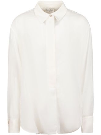Forte_Forte Crepe de Chine Shirt with Classic Collar