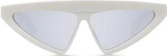 Stella McCartney SC40045I25C Light-Tinted Lens Sunglasses - White