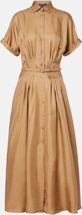 Ralph Lauren Collection Abito midi in raso di seta