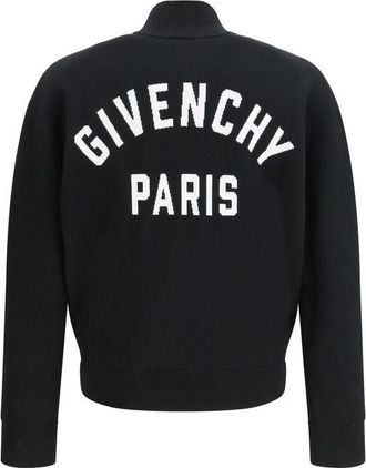 Givenchy Mens Black Wool Cardigan Clothing