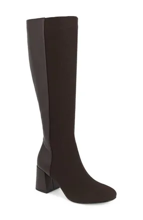 Mia Bettina Knee High Boot in Chocolate at Nordstrom, Size 8.5