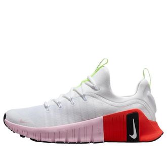 Nike (WMNS) Nike Free Metcon 6 White Barely Volt Bright Crimson Pink Foam IB4526-100
