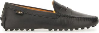 Tod's Black Solid Collection Loafers