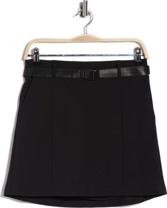 Bernardo Knit Gabardine Skort in Black at Nordstrom Rack, Size Xx-Large