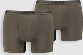 Levi's Boxer Brief 2 Pack - Mens - 2XL - Khaki / Khaki