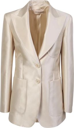 Blanca Vita Ginseng 7214 Jacket - Dames - Blazers - Wit - S - Polyester - Jassen