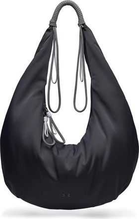Under Armour UA Studio Water Resistant Cinch Crescent Gym Bag in 001 Black at Nordstrom