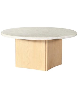 ACME Qwin Coffee Table With Marble Top