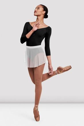 Bloch BLOCH Ladies Jaye Mesh Skirt, White