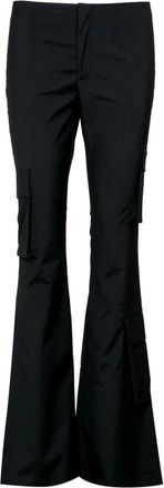 Philosophy di Lorenzo Serafini Flare Broek - Dames - Wijde Broeken - Zwart - S - Broeken