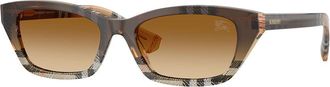 Burberry BE4488 420213 Womens Sunglasses Brown Size 52