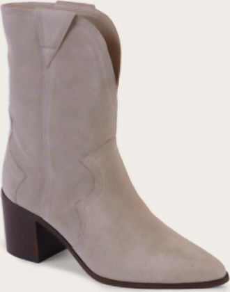 Kaanas Womens Porto Cowboy Booties In Beige