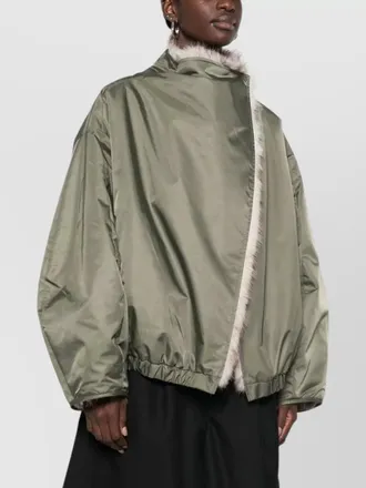 Frankie Shop faux fur reversible bomber jacket