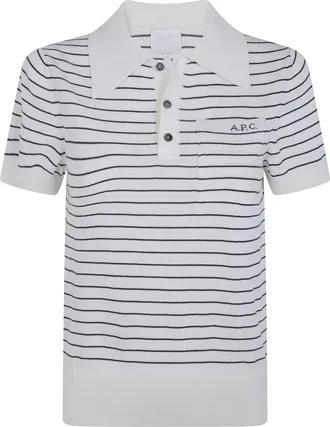 A.P.C. Mujer, Camisetas, Blanco, Talla: XS
