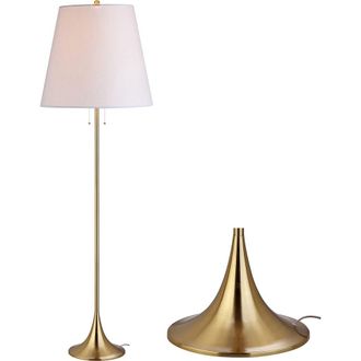 Jonathan Y Designs Amelia 63 Metal LED Floor Lamp, Brass in Brass Gold at Nordstrom
