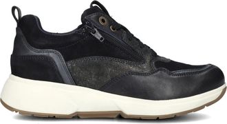 Xsensible Schoenen, Dames, Blauw, 38 EU, Leer, Grenoble Lage Sneakers