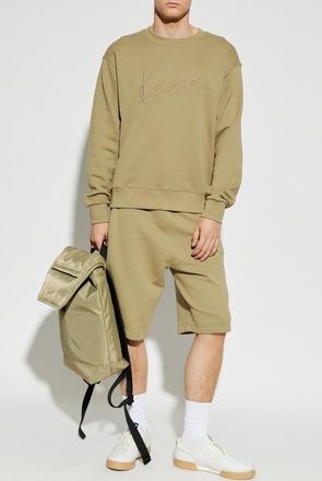 Kenzo Sweatshirt With Embroidered Logo, Mens, Green