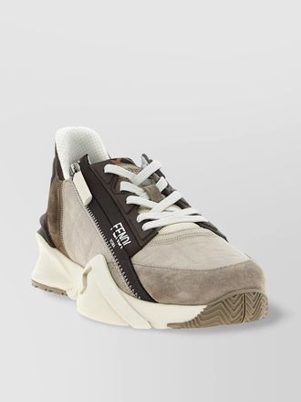 Fendi leather low-top sneakers