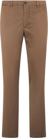 Moorer Katoenen Chino Broek - Heren - Chinos - Bruin - 2XL - Katoen - Broeken