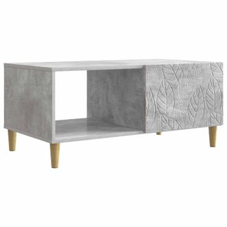 vidaXL Mesa De Centro Gris Hormig&oacute;n 90 X 50 X 40 Cm Vidaxl