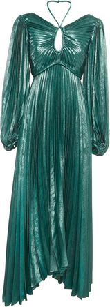 Acler Abito lungo Lanesfield plissettato - Verde