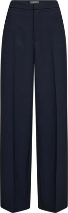 Mos Mosh Miley Pant - Dames - Wijde Broeken - Blauw - M - Leer - Broeken