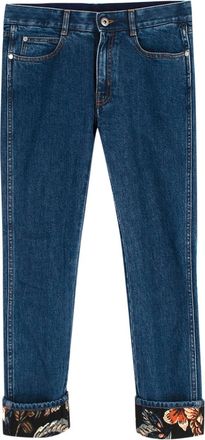 Stella McCartney Embroidered Hem Boyfriend Jeans Size XS