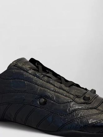 Balenciaga silk lace sneakers nylon detail sole
