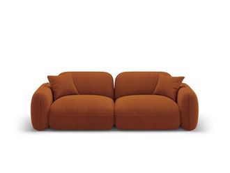 CXL by Christian Lacroix Sof&aacute; modular 3 plazas de terciopelo terracota