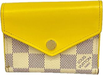 Louis Vuitton White Wallet (Tri-Fold) (Pre-Owned)