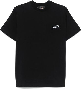 Coperni Crew Neck Logo Print Top - Dames - T-shirts - Zwart - S - Katoen - Tops