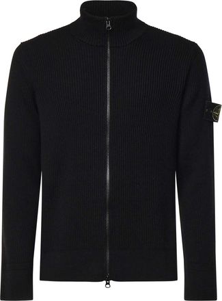 Stone Island Wool Sweater With Logo