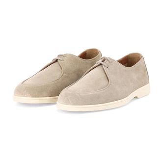 Doucal's Veterschoenen - Heren - Veterschoenen - Beige - 41 EU - Leer - Schoenen