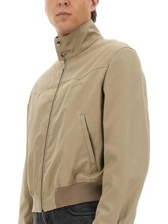 Alexander McQueen Harrington Cropped Jacket - Beige