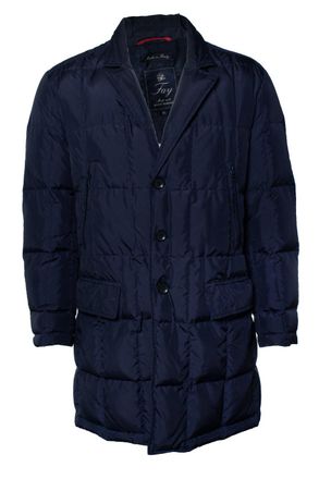 Fay Fay, blue quilted overcoat
