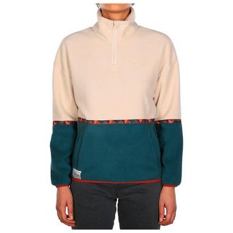 Iriedaily Holina Fleece Troyer Fleecepullover für Damen | beige