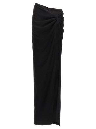 M&ocirc;not Black Torpedo Long Skirt