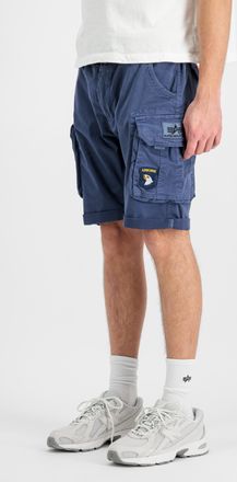 Alpha Industries Shorts ALPHA INDUSTRIES Crew Short Patch, Herren, Gr. 28, Normalgr&ouml;ssen, blau (new navy), Obermaterial: 98% Baumwolle, 2% Elastan; Futter: 100% Baumwo