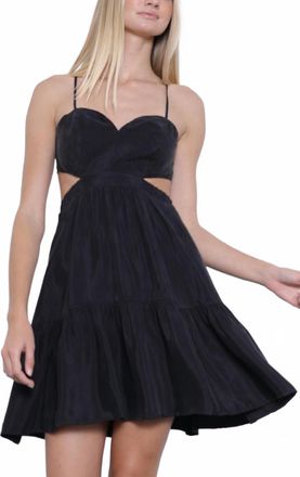 Karina Grimaldi Womens Alex Mini Dress In Black