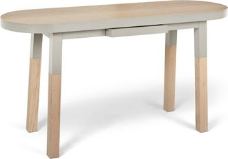 Mon Petit Meuble Français Mesa de escritorio de diseño 100% madera maciza - consola 140 cm