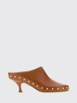 Chlo&eacute; Heeled Sandal Woman color Brown